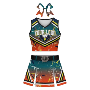Costume d'entraînement respirant en polyester 100 %, modèle surdimensionné, dernier design, le plus vendu chez Solid Traders, uniforme de cheerleading par sublimation - Product Image 5