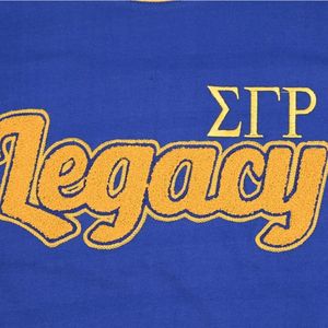 Camiseta de la Hermandad Sigma Gamma Rho, Personalizada con Letras Griegas, de Algodón, Estilo Bordado Premium, Prenda Informal de Manga Corta - Product Image 4
