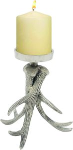 Estatuilla de Animal de Anime con acabado plateado, vajilla de resina de estilo religioso duradero, Metal hecho a mano de aluminio fundido pulido - Product Image 4