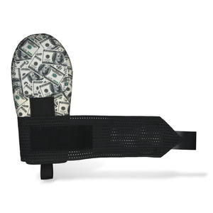 Gant de baseball KATBROS INDUSTRIES pour jeunes, durable, avec protection de la paume, imprimé motif argent, pour droitier, sangle réglable, pour l'intérieur du terrain - Product Image 2