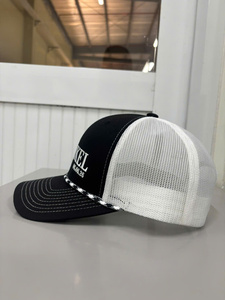 Vietnam Manufactured Custom 2D Embroidery 6 Panel Structured Breathable Mesh Back Trucker <b>Hat</b> with Rope <b>for</b> <b>Weddings</b> <b>Wedding</b> <b>Hat</b> - Product Image 2