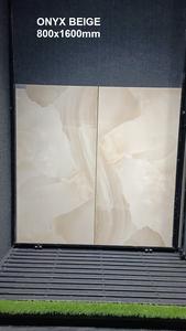 Azulejos de Porcelana Crema Marfil 800x1600, Formato Grande, Acabado Mármol, Vitrificados, para Piso y Pared, Azulejos de Gran Formato Premium, Exportación India - Product Image 5