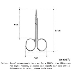 Ciseaux de beauté de haute qualité en gros, ciseaux de manucure et pédicure, ciseaux de sécurité pour les ongles des bébés, ciseaux de beauté en acier inoxydable - Product Image 6