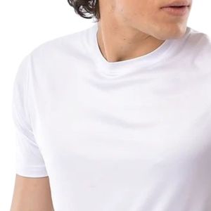 T-shirt blanc à manches courtes et col rond pour homme, classique, décontracté, basique, doux, pour le sport, l'entraînement, le streetwear - Product Image 2