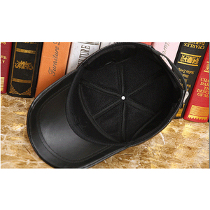 Gorra de Béisbol Unisex H617 de Piel de Oveja Genuina, Transpirable, Impermeable, Ajustable, para Invierno, Deporte, Ocio y Moda - Product Image 6