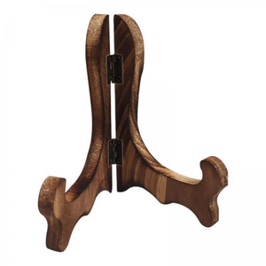 Support à assiettes en bois, décoration de table, support de rangement à plusieurs niveaux, support multifonctionnel, support à assiettes et plats en bois pour la cuisine - Product Image 1