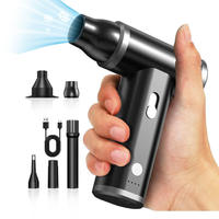 Souffleur d'air sans fil IKZARSA de haute qualité, souffleur de poussière électrique turbo portable, outil de nettoyage rechargeable à grande vitesse, durable