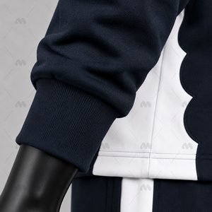 M.H. Ensemble de survêtement d'hiver personnalisé pour hommes INTERNATIONAL 2-en-1 : Veste zippée et pantalon de jogging large en polyester/nylon – Vente en gros - Product Image 4