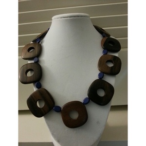 Collier en bois fait main de luxe de qualité supérieure pour femmes, fournitures de perlage, bijoux - Product Image 6