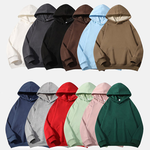 Sweat à capuche unisexe oversize avec cordon de serrage, capuche croisée, épaules tombantes, poche kangourou et poignets côtelés - Product Image 3