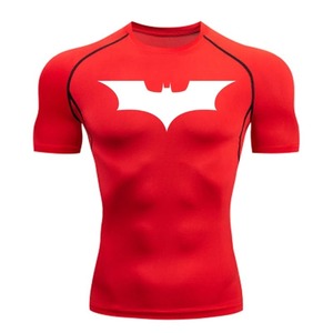 Chemises de compression pour hommes imprimées à l'écran, très vendues, avec logo personnalisé, respirantes, antibactériennes, en spandex/polyester - Product Image 4