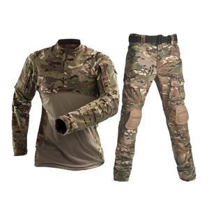 Ensemble de vêtements de loisirs de plein air pour hommes, style camouflage grenouille - T-shirt à manches longues et pantalon imperméables - Product Image 6