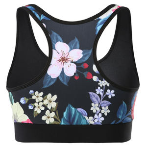 Wholesale High Quality Fitness Women's Bra <b>Triangle</b> Woven Halter Spandex/Nylon Customized Color Sublimation Embroidery Front - Product Image 3