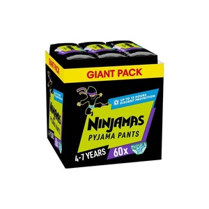 Ropa Interior Premium Pampers Ninjamas para la Protección Contra la Enuresis Nocturna con Material Suave y Transpirable y Ajuste Seguro para la Noche - Product Image 6