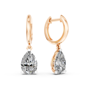 Pendientes de Oro Sólido de 14K, 9K, 10K y 18K con Diamante de Laboratorio de 10 Quilates, Certificado IGI, RJC, ODM, OEM, Fabricante de Joyería Fina Ética EA502322 - Product Image 3