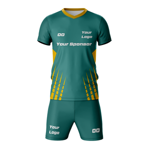personalized Soccer Kit Set 100% Polyester <b>Mesh</b> <b>Short</b> Sleeve Sublimated Print Breathable Moisture Wicking Front Unisex Jersey - Product Image 1