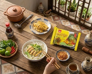 เส้นหมี่เวียดนามสด ขายส่ง เส้นวุ้นเส้นบาง นาดิซา คุณภาพสูง บรรจุถุง 1 กก. - Product Image 2