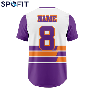 Camiseta de Béisbol Personalizada al por Mayor para Hombre 2026, con Botones Completos, Tallas Grandes, Transpirable, Sublimada, para Equipos, Fabricante OEM - Product Image 2