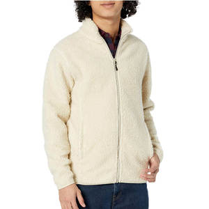 Warm Outdoor <b>Sherpa</b> <b>Fleece</b> <b>Jacket</b> With Plush Interior Soft Texture Flexible Comfort <b>Sherpa</b> <b>Fleece</b> <b>Jacket</b> - Product Image 5