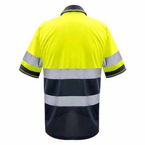 Camiseta Polo de Seguridad Reflectante Personalizada 100% Poliéster, Unisex, Alta Visibilidad, Manga Corta, Ropa de Trabajo, Tallas Grandes - Product Image 2