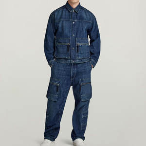 Outfitize Veste en jean légère d'été pour homme, blanche, respirante, en coton, tendance - Product Image 6