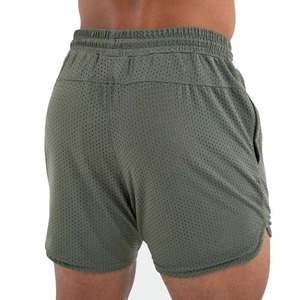 Pantalones Cortos de Malla con Logotipo Personalizado, Pantalones Cortos de Baloncesto de Malla Personalizados para Hombre, con Bordado Personalizado, para Gimnasio y Running - Product Image 6