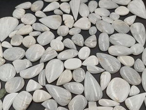 Cabochon de Scolecite Blanche Naturelle Directement de l'Usine pour la Fabrication de Pendentifs, Bijoux en Scolecite, Fournisseur en Gros - Product Image 5