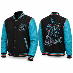 Vestes de baseball décontractées, designs personnalisés pour vêtements streetwear, assortiments de vêtements de loisirs, catalogue de fournisseur de marques privées - Product Image 6