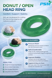 PSM Medical Grade Manual Donut/Open Head <b>Ring</b> Non Sterile CE Certified 3 Year Shelf Life Clinic/Hospital Use - Product Image 3