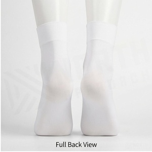 Chaussettes de sport respirantes bleues à motif géométrique pour adultes – Collection Printemps - Product Image 2