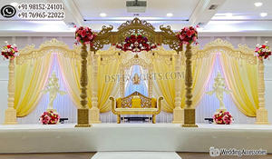 ศาลาแต่งงานไม้แกะสลักแบบราชวัสดา ศาลาแต่งงานไม้สำหรับตกแต่งงานอีเว้นท์ ศาลาแต่งงานไม้ทรงกลม 6 เสา จากผู้ผลิต - Product Image 6