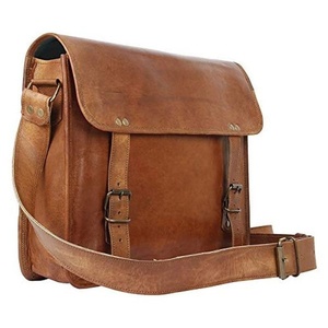 Good Quality Latest Design All Colors Eco-friendly style Leather Messenger <b>Bag</b> high Demanded anti-shrink Leather Messenger <b>Bag</b> - Product Image 5