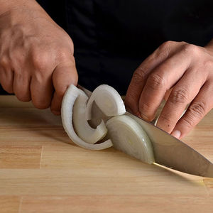 Couteau de chef professionnel en acier Damas de haute qualité, finition polie, compatible lave-vaisselle, fait main, pour la cuisine, personnalisable OEM - Product Image 3