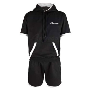 Conjunto de Sudadera con Capucha y Pantalones Cortos para Hombre, de Primera Calidad, Transpirable y Cómodo, en Oferta Online - Product Image 1