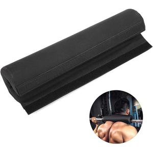 Custom Leather Coated Foam Barbell <b>Pad</b> Ultimate Neck & Shoulder Protection <b>Hip</b> Thrust <b>Pads</b> Gym Squats Weightlifting Barbell <b>Pad</b> - Product Image 1