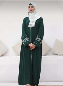 Hermoso Diseño de Abaya de Satén de Seda con Bonitos Adornos de Cuentas, Último Diseño para Chicas Musulmanas, Ideal para Fiestas, Abaya 2026 - Product Image 6
