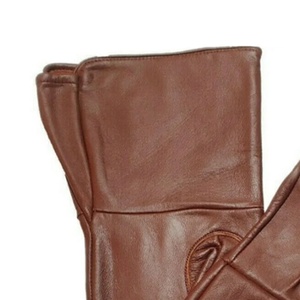 Nouveau Gant en Cuir Tendance pour Femmes – Chaud et Élégant pour l'Hiver – Gant en Cuir Véritable Noir - Product Image 6