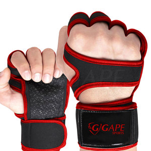 Professional Fitness Training Lightweight Non Slip Palm Durable Half Finger Gym Cross Fit Neoprene <b>Gloves</b> with Custom Logo - Product Image 1