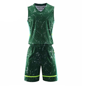 NAQQASH SPORTS Men's Sleeveless Basketball Jersey Green <b>White</b> Color Block Moisture Wicking Regular Fit All Seasons Sport Apparel - Product Image 1