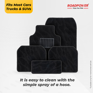 ROADPOWER (RP-MAT-188) Tapis de sol universels pour voiture, 5 pièces, de qualité supérieure, pour sièges avant et arrière, protège le véhicule de la saleté - Product Image 3