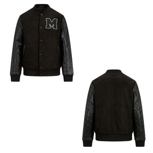 Custom Manufacturer High Quality Knitted Breathable Winter Wear Custom Turn Down Collar Design Men's Varsity <b>Jackets</b> - Product Image 3