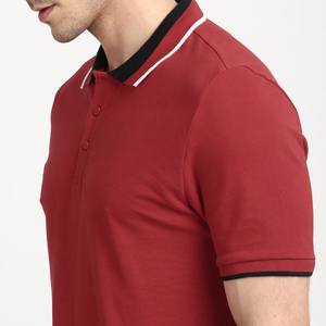 Polo Homme Grande Taille Personnalisé en Gros, Couleur Unie Décontractée, Haut de Sport Absorbant la Transpiration, T-shirt Disponible en ODM - Product Image 1