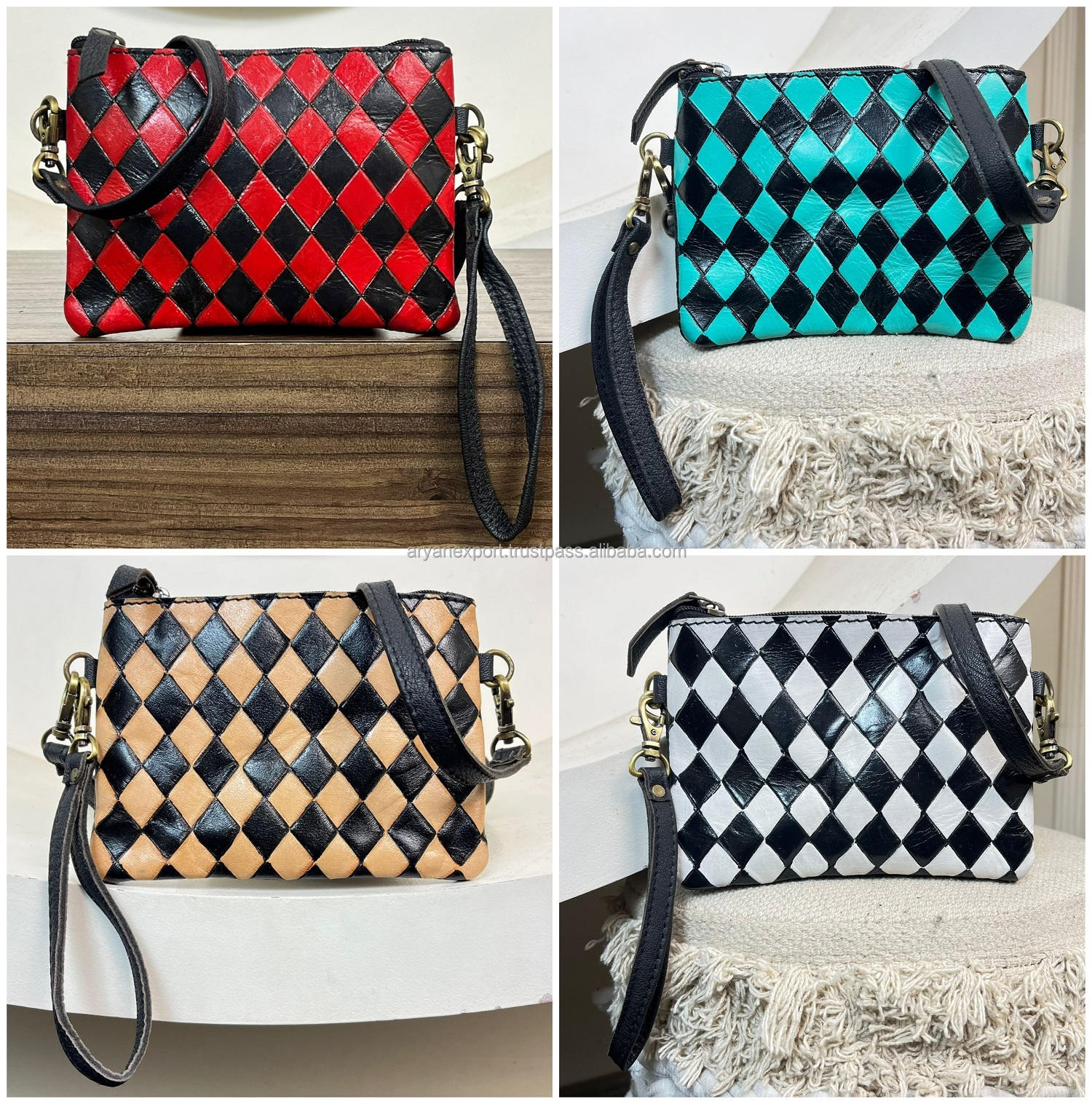 Black with Red Checkered