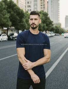 Camiseta con cuello redondo para hombre, camiseta personalizada con estampado de tu propio diseño, 100% algodón, camiseta para hombre, ajuste holgado - Product Image 4