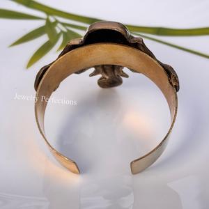 Indian 100% pure brass wholesale Fashion Brass Adjustable <b>Cuff</b> Bangle for Women Handmade Designer Stackable <b>Bracelets</b> large <b>cuff</b> - Product Image 4