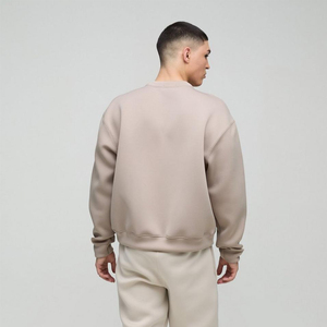 Sweat-shirt unisexe en coton, molleton premium, col rond, surpiqûre double, séchage rapide, délavage acide pour une durabilité accrue XS 3XL - Product Image 3