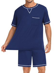 ชุดเซ็ตผู้ชายแบบสั้นรุ่นใหม่ปี 2026 ผ้าถัก ระบายอากาศได้ดี สวมใส่สบาย ทนทาน เหมาะสำหรับกิจกรรมกลางแจ้ง ชุดกีฬา 2 ชิ้น - Product Image 5