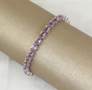Natural African Amethyst Stone Gold Plated 925 Sterling Silver Luxury <b>Charm</b> Bracelet Handmade Purple Crystal Jewelry Gift Women - Product Image 1