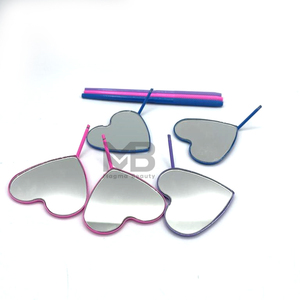 Miroir à cils grossissant portable, étanche, durable et écologique - Accessoire de beauté en acier inoxydable pour les maquilleurs - Product Image 1