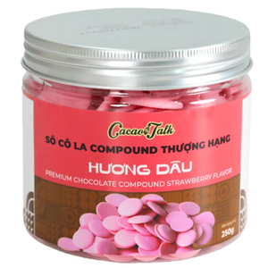 Best Compound Chocolate Wholesale Bulk OEM/ODM High Quality Bakery HALAL Strawberry Chocolate Button Cocoa 1KG <b>Biscuits</b> Cookies - Product Image 1